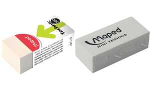 Maped Kunststoff-Radierer Technic 3 00, Karton-Schutzhülse (339451600)