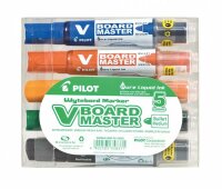 PILOT Whiteboard-Marker V BOARD MAS TER, Keilspitze, 5er...