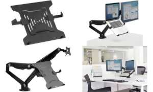 Fellowes Notebook-Plattform für Mon itorarm, schwarz (5044101)