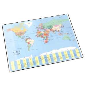 Schreibunterlage Landkarte Welt politisch, 40x53cm
