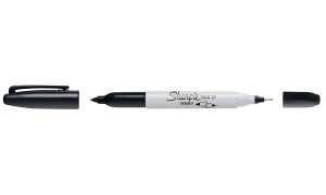 Sharpie Permanent-Marker TWIN TIP , Strichfarbe: schwarz (5050411)