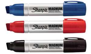 Sharpie Permanent-Marker METAL MAGN UM, Keilspitze, schwarz (5050434)