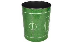 Motiv-Poster Papierkörbe 13L Fußballfeld, 24,5x30cm