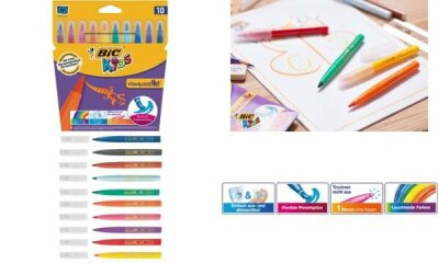 BIC KIDS Fasermaler Visaquarelle, 1 0er Kartonetui (5103144)