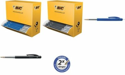 BIC Druckkugelschreiber M10 clic, b lau, VALUE PACK (5103490)