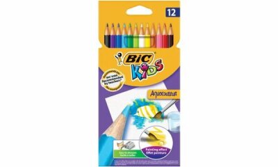 BIC KIDS Aquarell-Buntstifte Aquaco uleur, 12er Kartonetui (5103567)