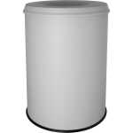 helit Stahl-Papierkorb the guardia n, 15 Liter, lichtgrau...