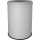 helit Stahl-Papierkorb the guardia n, 15 Liter, lichtgrau (5125161)