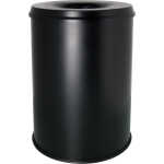 helit Stahl-Papierkorb the guardia n, 15 Liter, schwarz...