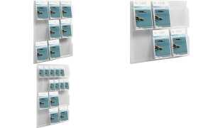 helit Wanddisplay the clearly, 9 x DIN A4 hoch, glasklar (5125167)