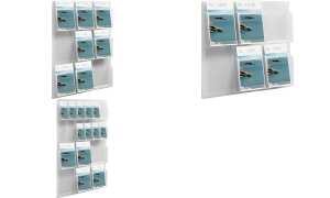 helit Wanddisplay the clearly, 6 x DIN A4 hoch, glasklar (5125168)