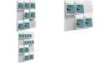 helit Wanddisplay the clearly, 6 x DIN A4 hoch, glasklar...