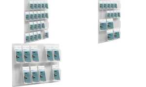 helit Wanddisplay the clearly, 24 x DIN lang, glasklar (5125169)