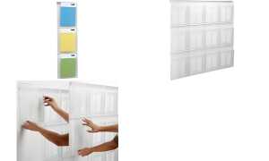 helit Wanddisplay the placativ, 1 2 x DIN A4 hoch, glasklar (5125185)