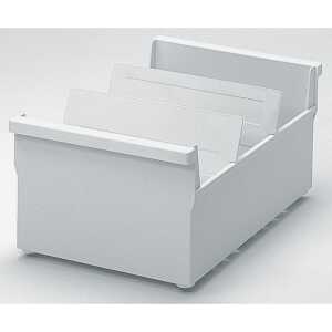 helit Karteitrog the admin, A5 qu er, lichtgrau, unbestückt (5161180)