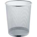 helit Papierkorb the circle networ k, 15 Liter, silber...