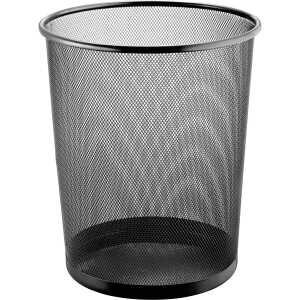 helit Papierkorb the circle networ k, 15 Liter, schwarz (5170355)