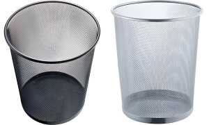 helit Papierkorb the circle networ k, 23 Liter, schwarz (5170357)