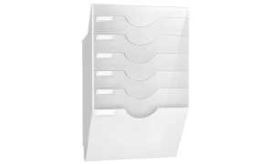 CEP Wandprospekthalter CepExpo, DIN A4, 6 Fächer, weiss (52535178)