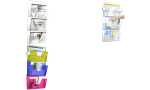 CEP Wandprospekthalter Happy 3er Se t, DIN A4, 1 Fach,...