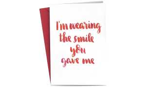 RÖMERTURM Grußkarte I am wearing t he smile you gave me (5270129)