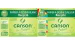 CANSON Zeichenpapier Recycling, wei ß, 240 x 320...