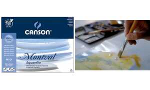 CANSON Zeichenpapier-Block Montval , 240 x 320 mm, 200 g/qm (5297794)