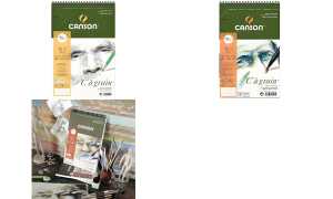 CANSON Zeichenpapier-Spiralblock C à grain, A4, 125 g/qm (5297868)