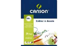 CANSON Zeichenheft, 170 x 220 mm, b lanko, 8 Blatt (5299116)