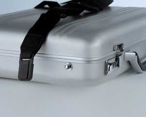 ALUMAXX Laptop-Attaché-Koffer MERC ATO, Aluminium, silber (5315092)