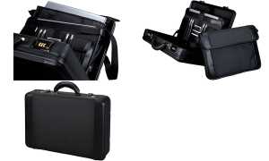 Alassio Attaché-Koffer MODICA, Le derimitat/Nylon, schwarz (5317523)