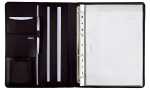 Alassio Ringbuchmappe CREMONA II, A4, Nappaleder, schwarz...