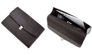 Alassio College-Mappe UDINE, Lede rimitat, schwarz (5317626)