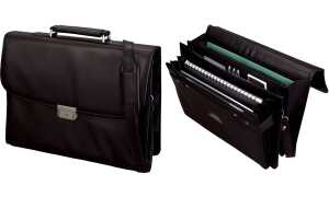 Alassio Aktentasche CANTANA, Lede rimitat, schwarz (5317635)