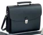 Alassio Aktentasche FORTE, Lederi mitat, schwarz (5317636)