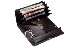 Alassio Kellnerbörse, aus Nappa-Led er, schwarz (5317677)