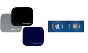 Fellowes Maus Pad Microban, aus Neo pren, silber (53593400)