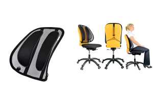 Fellowes Netz-Rückenstütze Office S uites, schwarz (5391301)