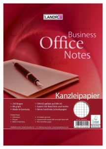 Kanzleipapier "Office", A3/A4 gefalzt, 80 g/m², kar Rand li re 250 B