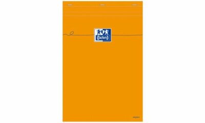 Oxford Notizblock, DIN A4, Seyès, 8 0 Blatt, orange (5401490)