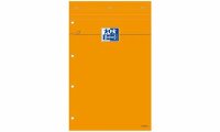 Oxford Notizblock, 210 x 315, karie rt, 80 Blatt, orange...