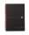 Office Black n Red Spiralbuch A5 kariert, 70 Blatt, Hardcover, 5er