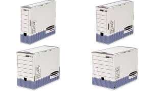 Fellowes BANKERS BOX SYSTEM Archiv- Schachtel, blau, (B)200mm