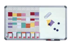 nobo Weißwandtafel mit Wochenplaner , (B)910 x (H)490 mm (5533810)