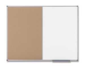 nobo Kombitafel, Weißwand/Kork, Maß e: (B)900 x (H)600 mm (5538370)