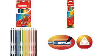 Kores Dreikant-Buntstifte JUMBO, 12er Karton-Etui (56100712)
