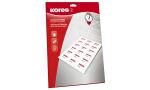 Kores Frankier-Etiketten, 135 x 40 mm, weiß,...