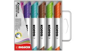 Kores Whiteboard-Marker K MARKER XW 2, Keilspitze, 10er Etui (5620801)