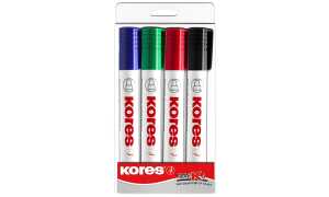 Kores Whiteboard- & Flipchart-Marke r K MARKER, 4er Etui (5620845)