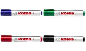 Kores Whiteboard- & Flipchart-Marke r K MARKER, schwarz (5620850)